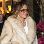 Jennifer Lopez Embraced the Mob Wife Trend in Paris