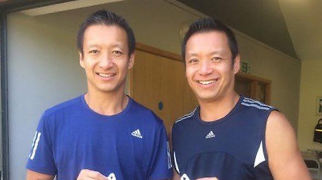 Dick and his twin brother, Jack, took up running to honor the memory of their older brother, Sze-Ming, a triathlete who died in 2018.